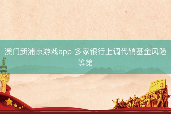澳门新浦京游戏app 多家银行上调代销基金风险等第