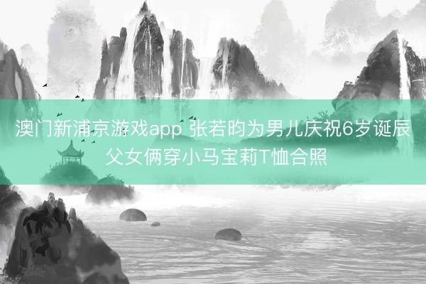 澳门新浦京游戏app 张若昀为男儿庆祝6岁诞辰 父女俩穿小马宝莉T恤合照
